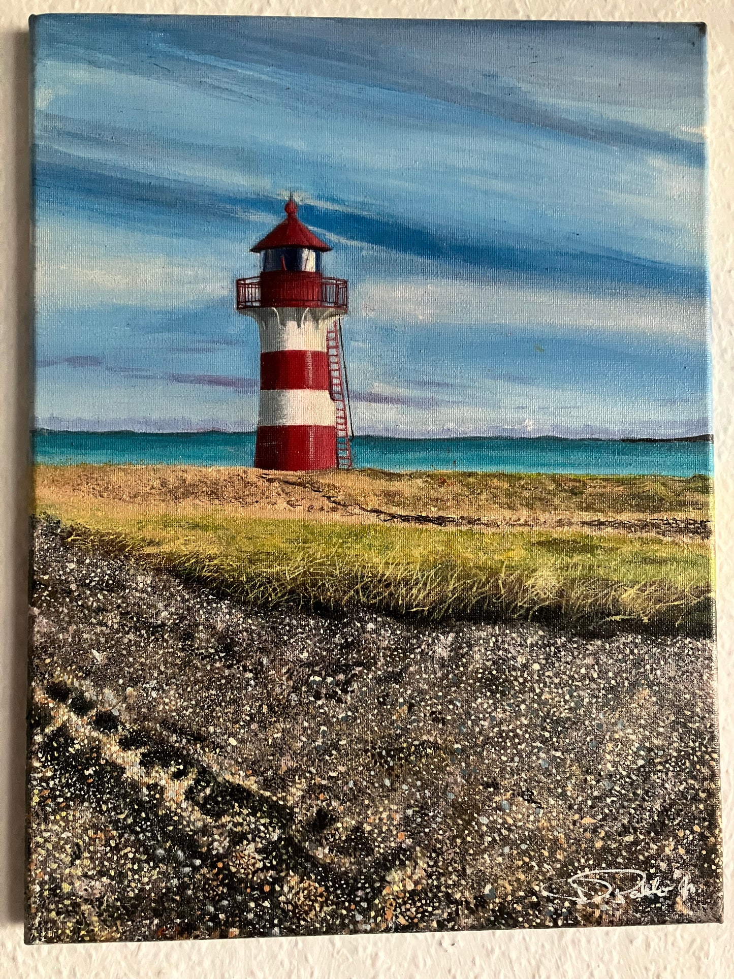 Grisetå Odde Fyr Thyholm 30x40 cm Acrylic