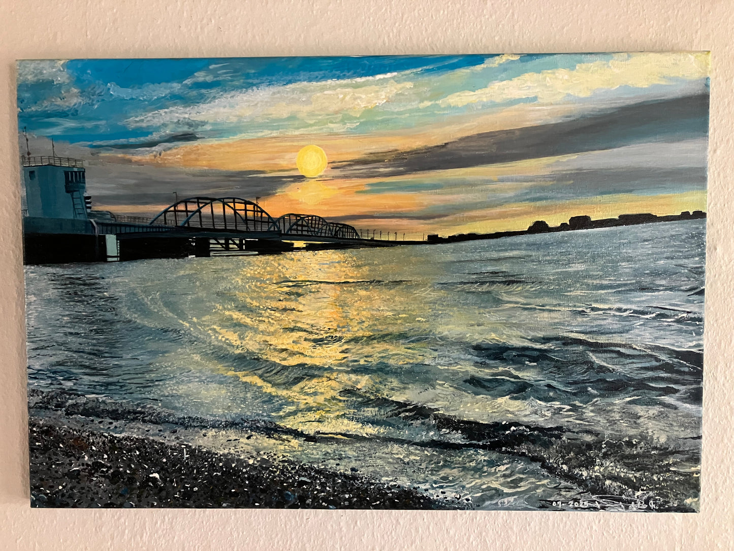 Thyholm Oddesundbroen- After the Storm -60 cm x 40 cm