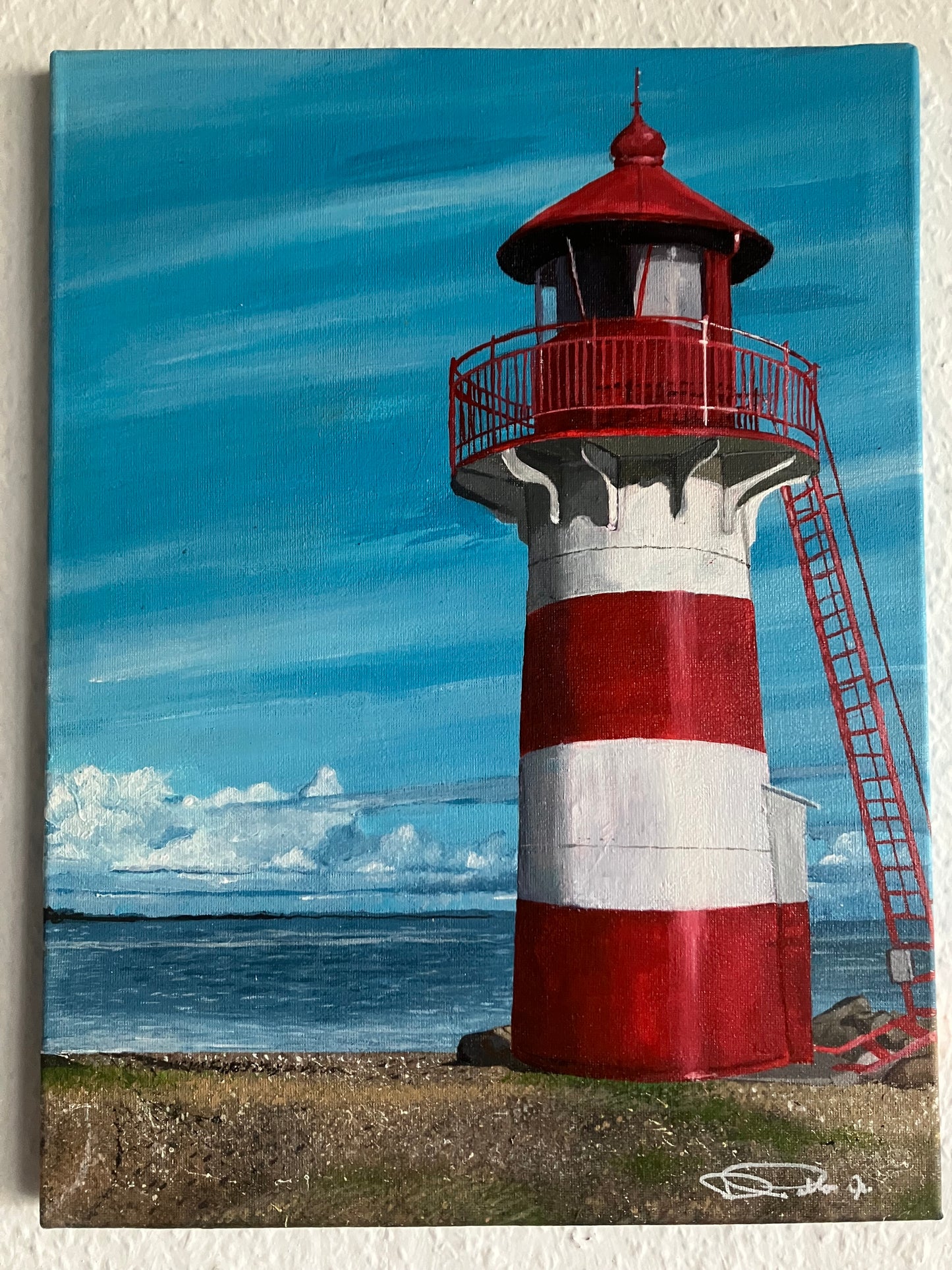 Thyholm-Grisetå Odde Fyr #2
Danilo Pablo Jr.
Acrylic on canvas
40 cm x 30 cm