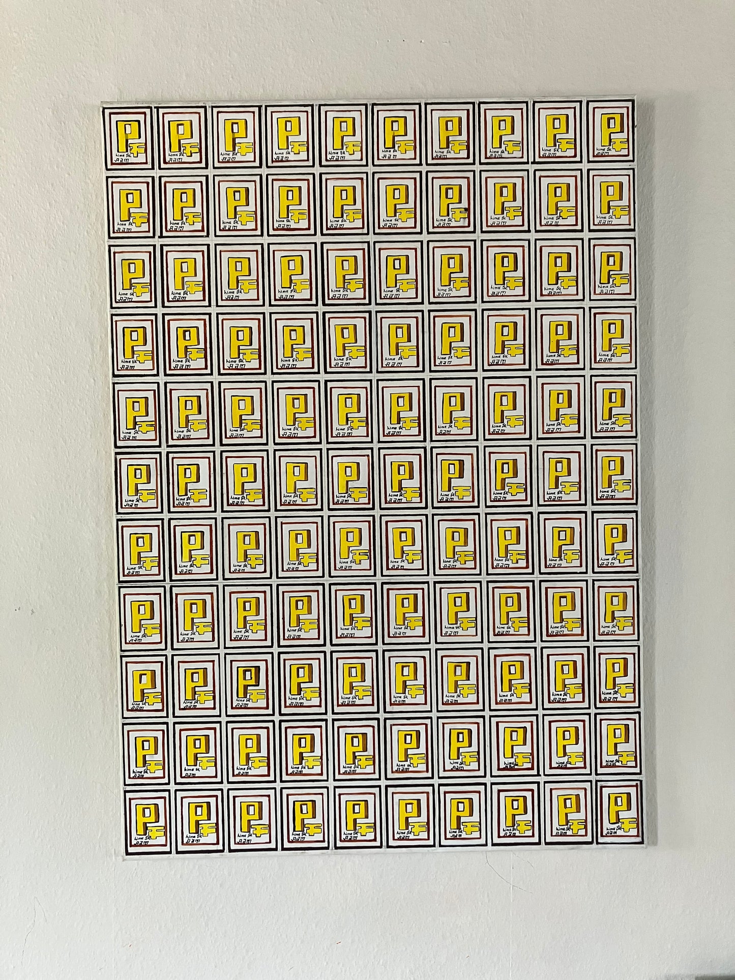 Martian Circuit # 3 - Lysergic Acid 70 cm x 100 cm