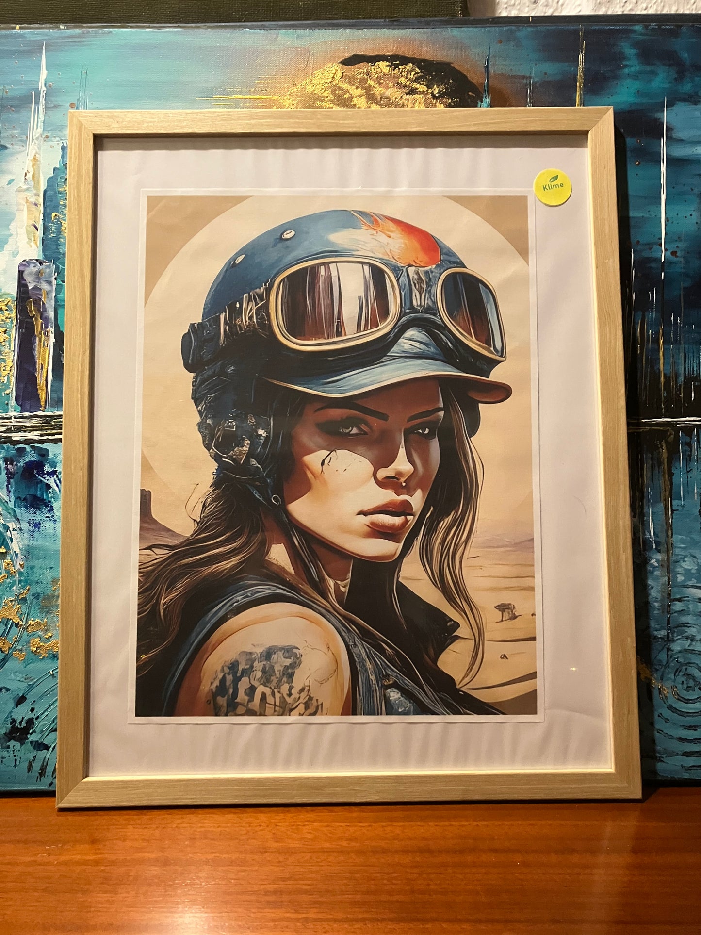 Soldiers #8 Printed Framed Canvas Painting