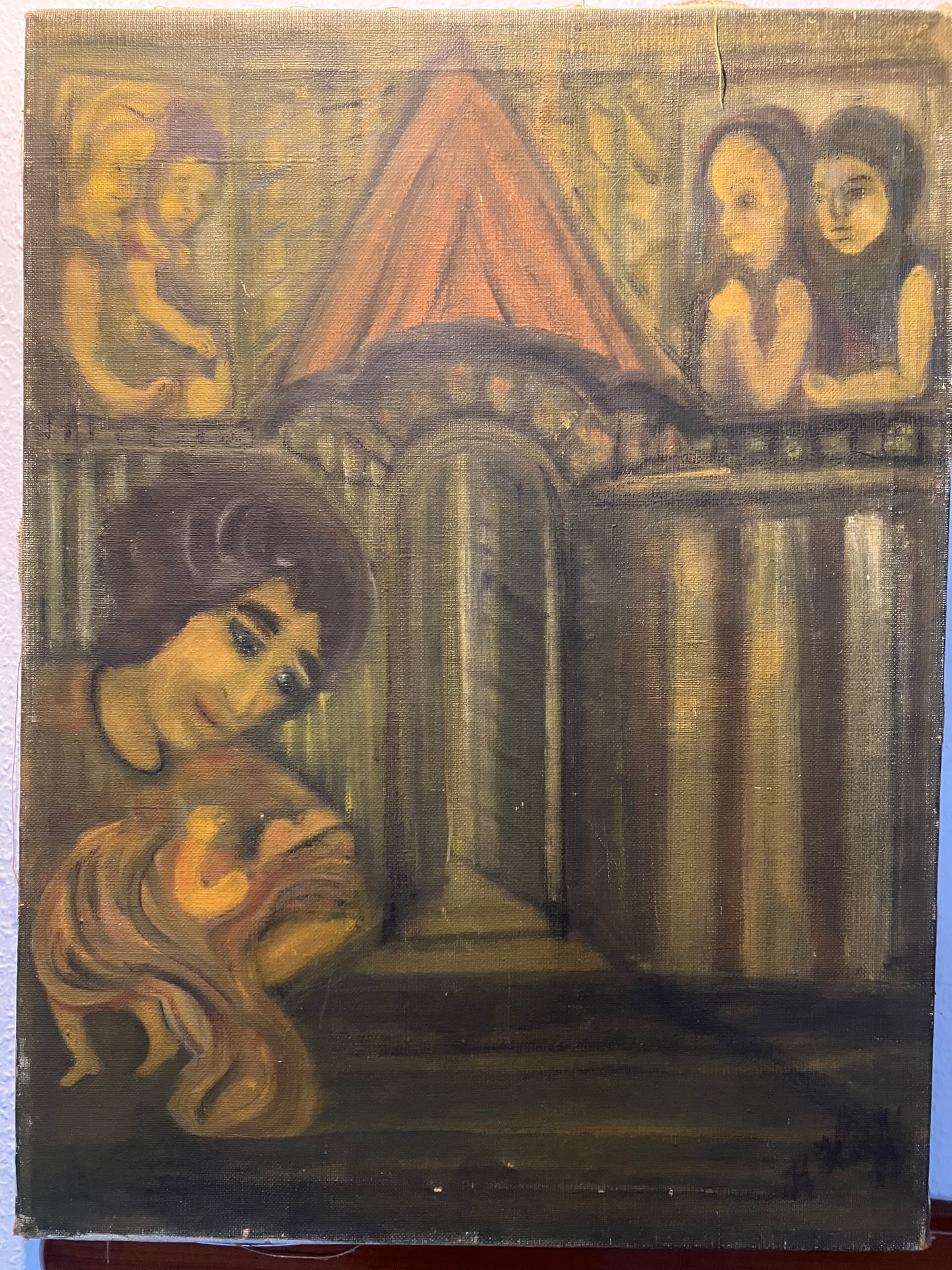 Maleri af Kristine Høeg 60x80 cm