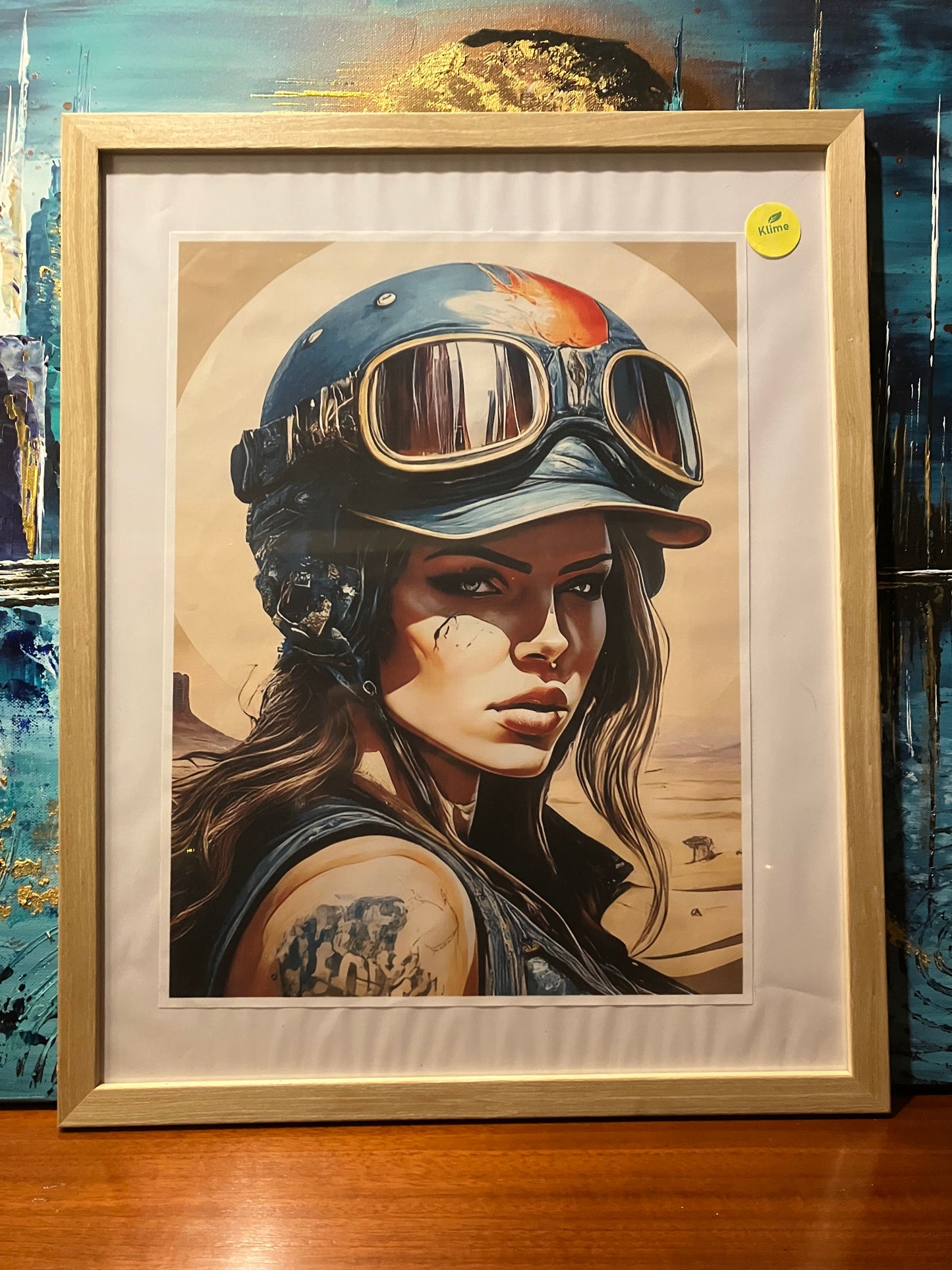 Soldiers #8 Printed Framed Canvas Painting