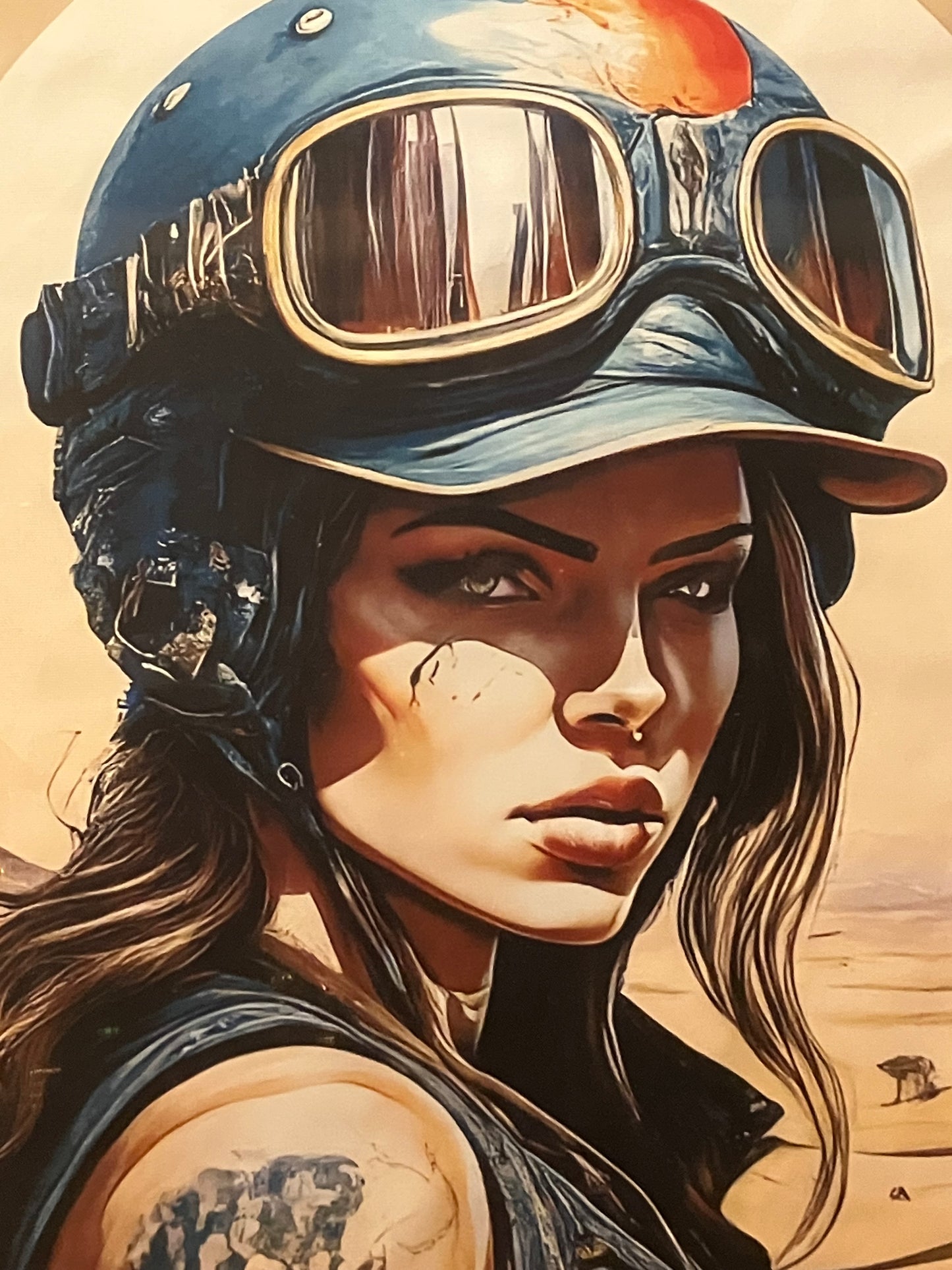 Soldiers #8 Printed Framed Canvas Painting