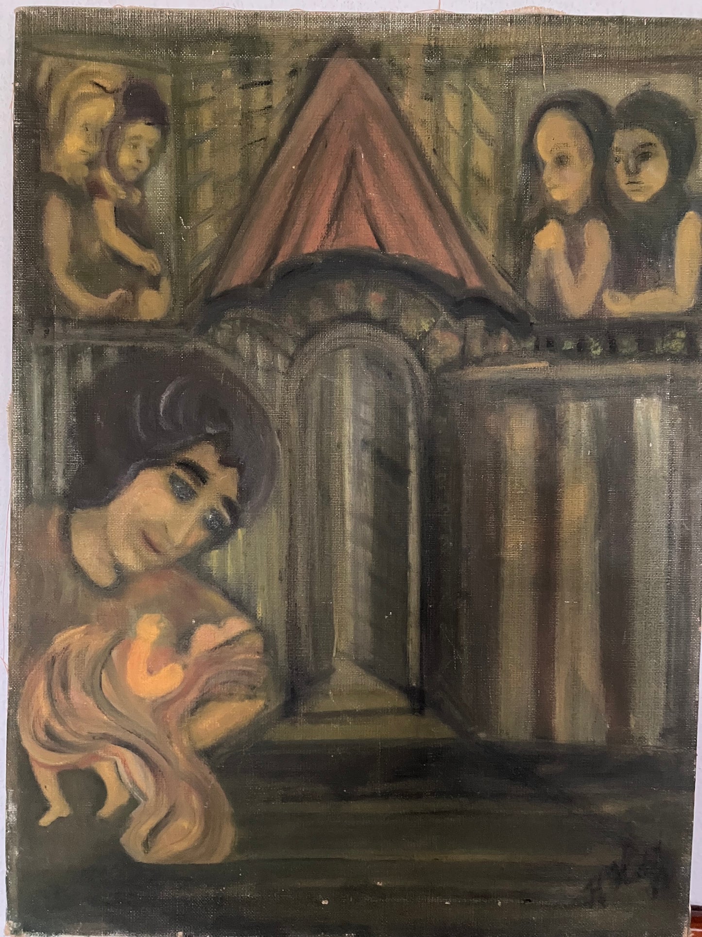 Maleri af Kristine Høeg 60x80 cm