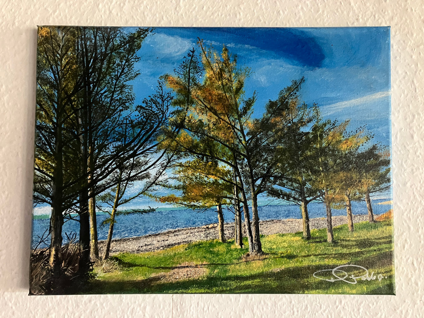 Oddesund Nord - Søvej- sea overview DEL 2 Acrylic 40-30 cm
