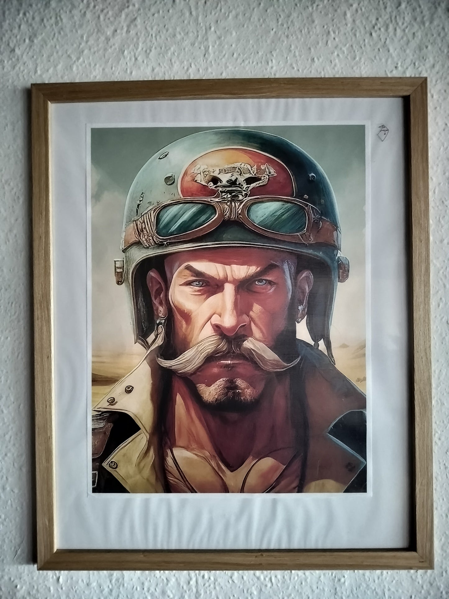 Soldiers #4 Printed Framed Canvas Painting