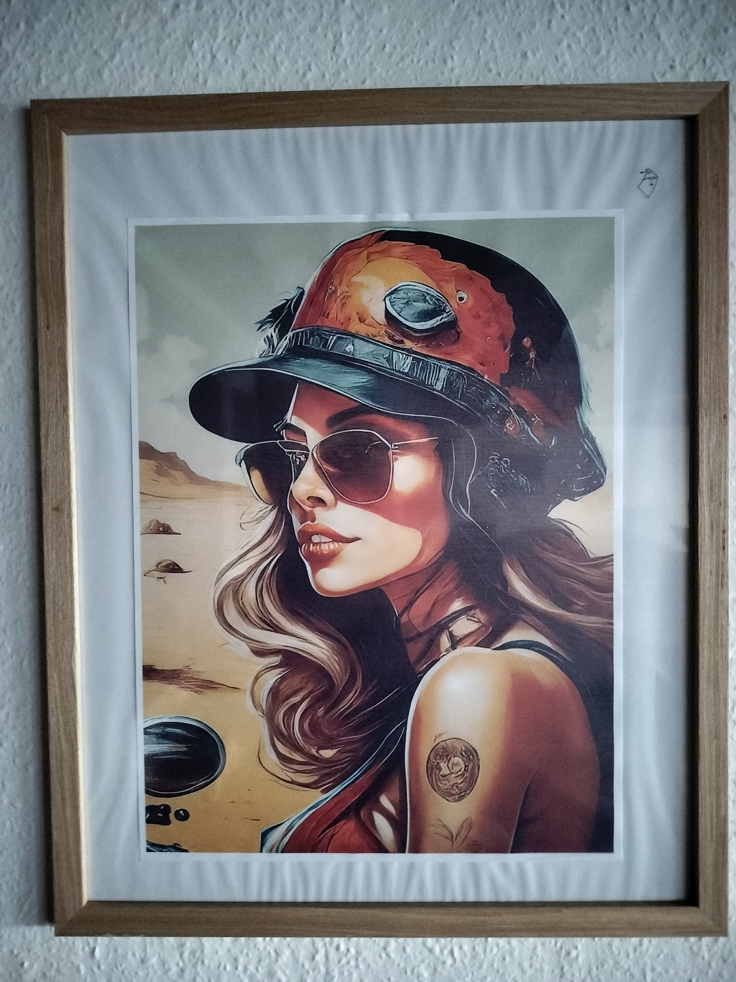Soldiers #2 Printed Framed Canvas Painting
