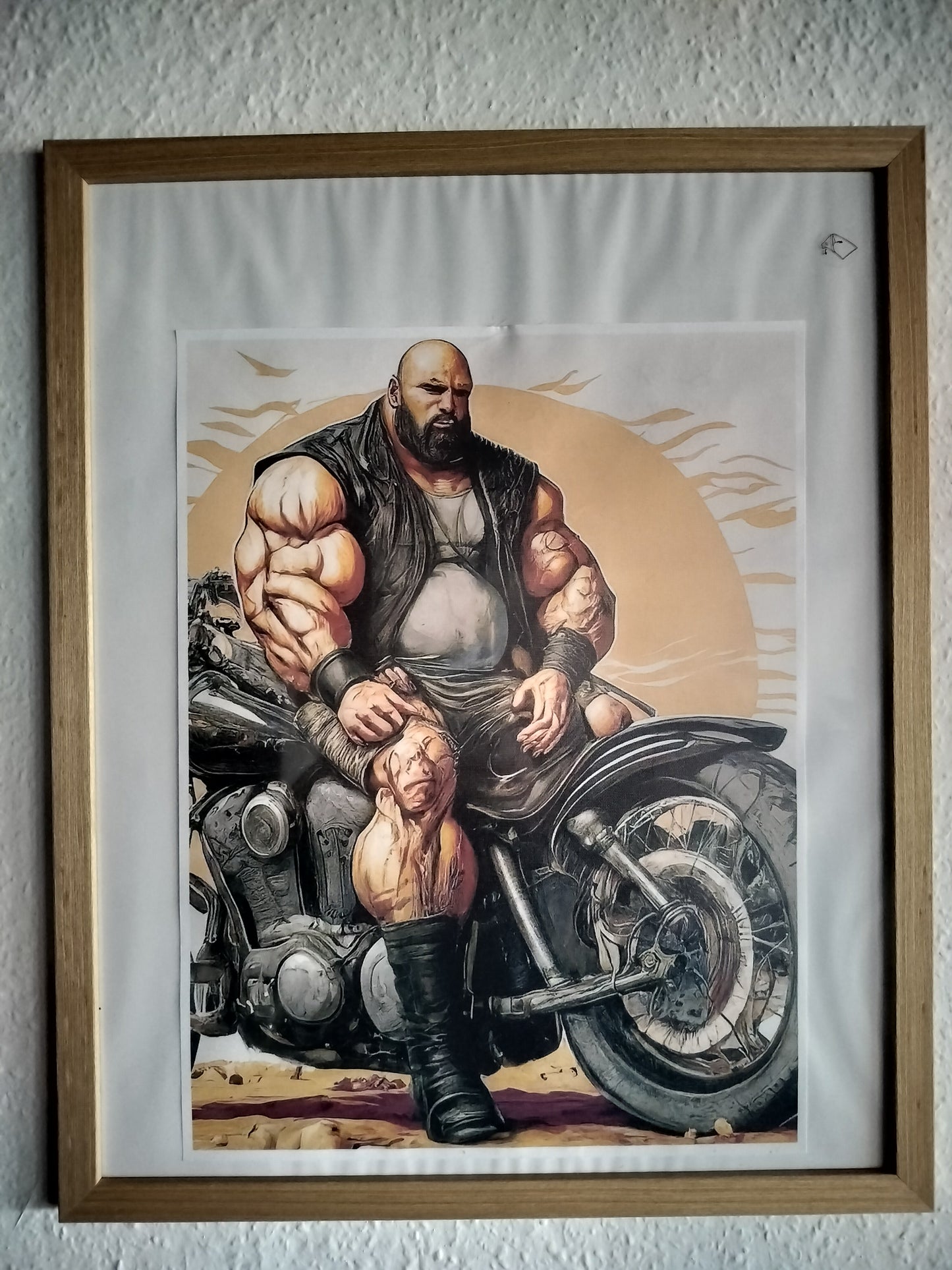 Soldiers 6# Printed Framed Canvas Painting