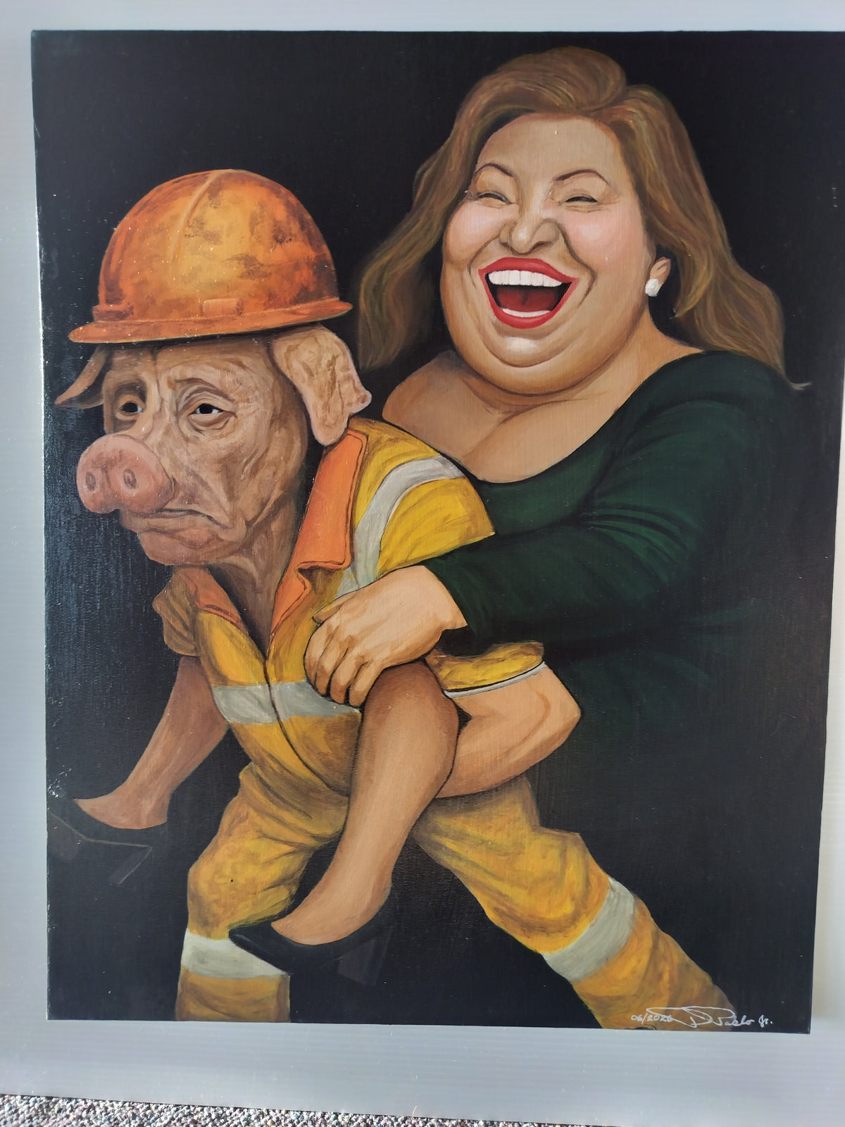 Pigs Election #5 40cm x 50cm