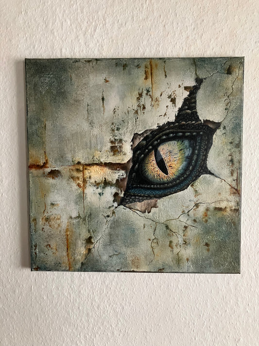 "Who's there?" canvas oil
40cm x40cm