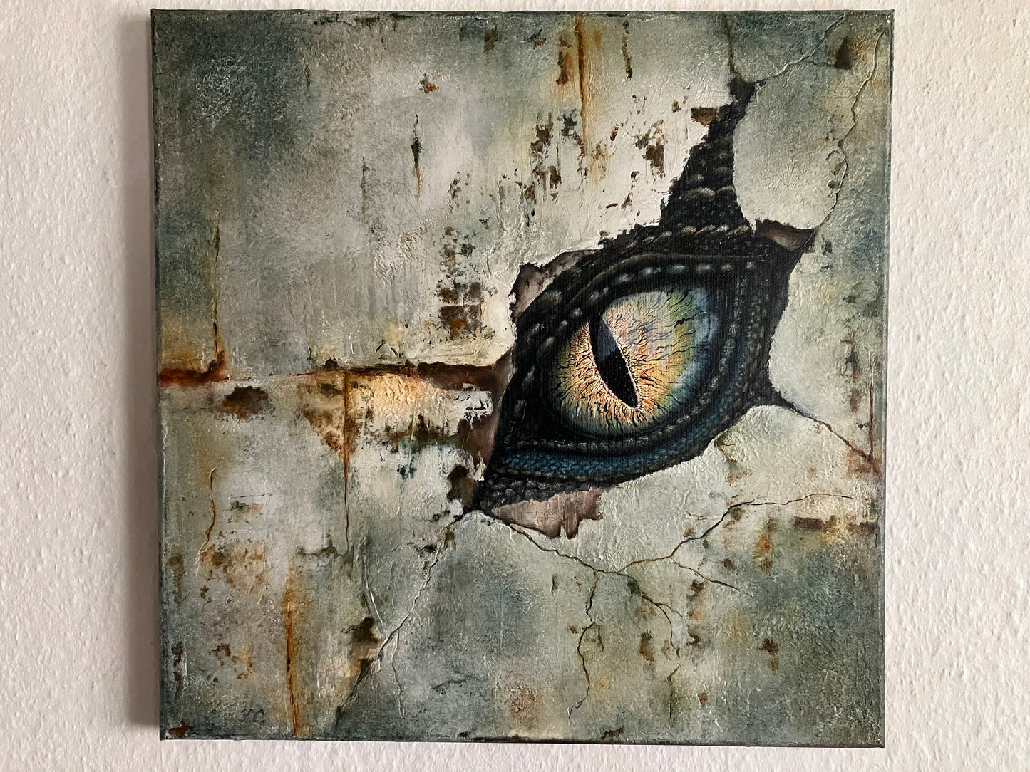 "Who's there?" canvas oil
40cm x40cm