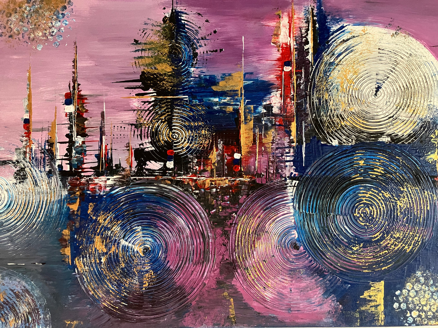 Acoustic Revolution-France - Paris
Acrylic Abstract 70x50 cm Acrylic