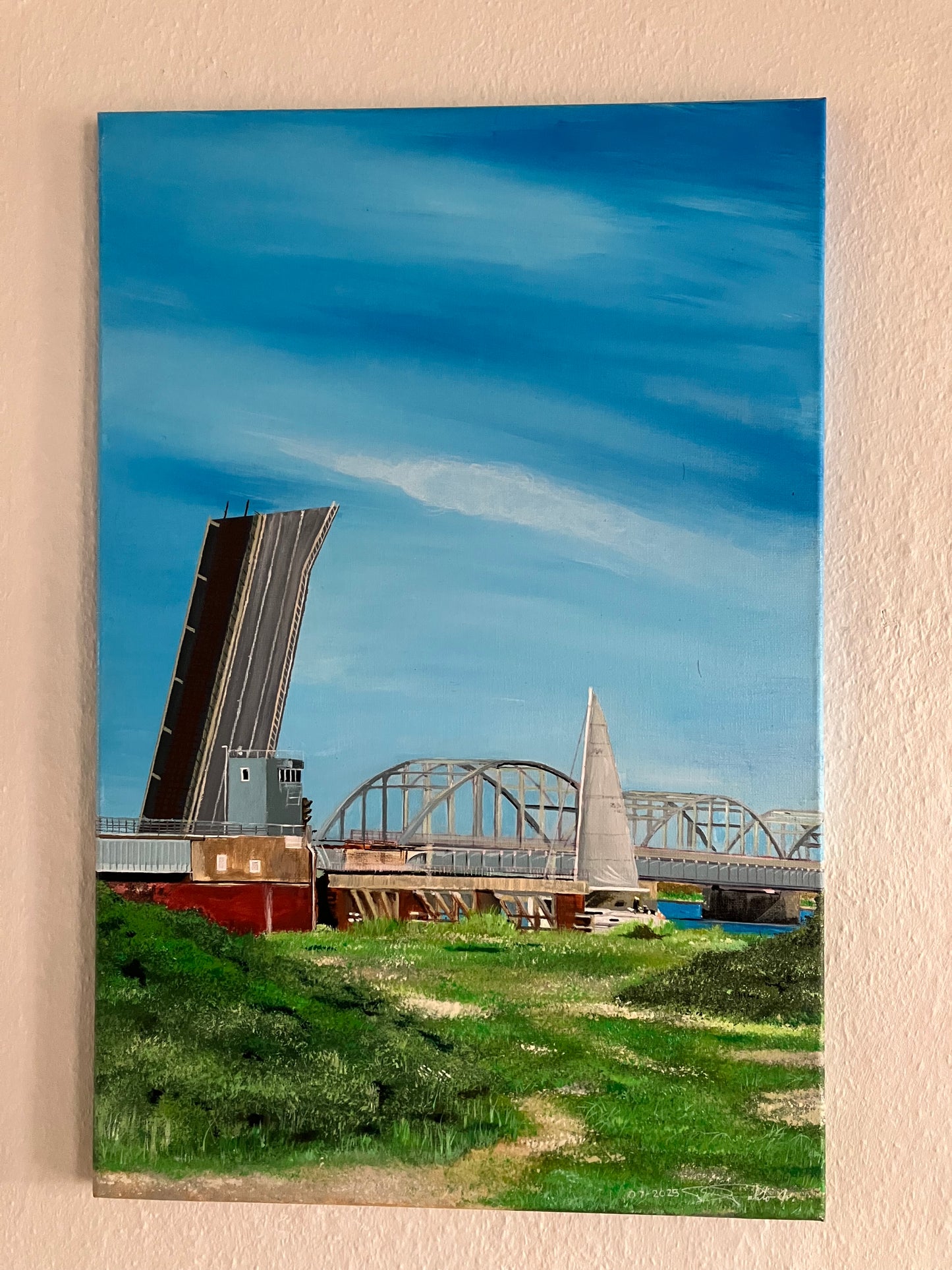 Thyholm Oddesundbroen- From Here to Home - 40 cm x 60 cm