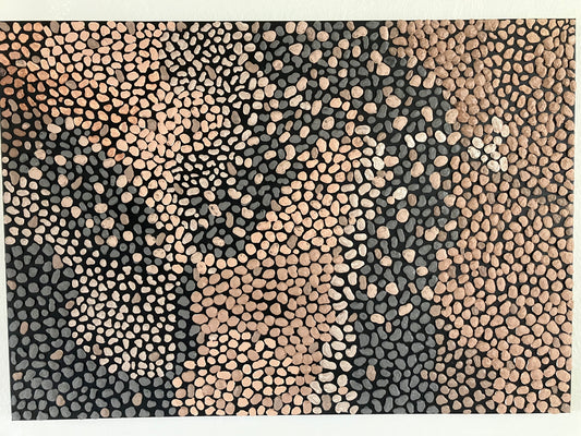 Martian Circuit #5 Mars Stone Texture  100 cm x 70 cm