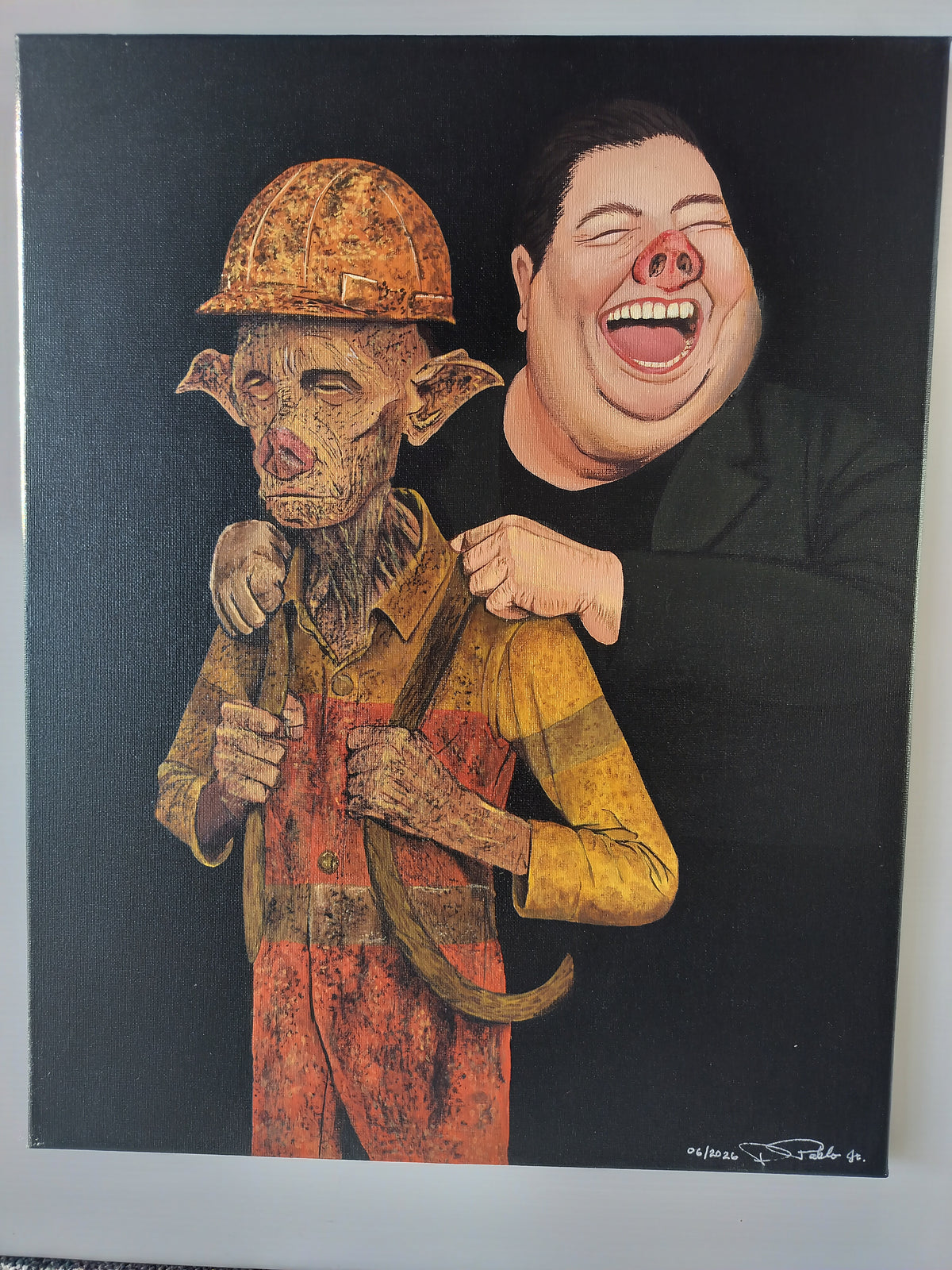 Pigs Election #8   40 cm x 50cm