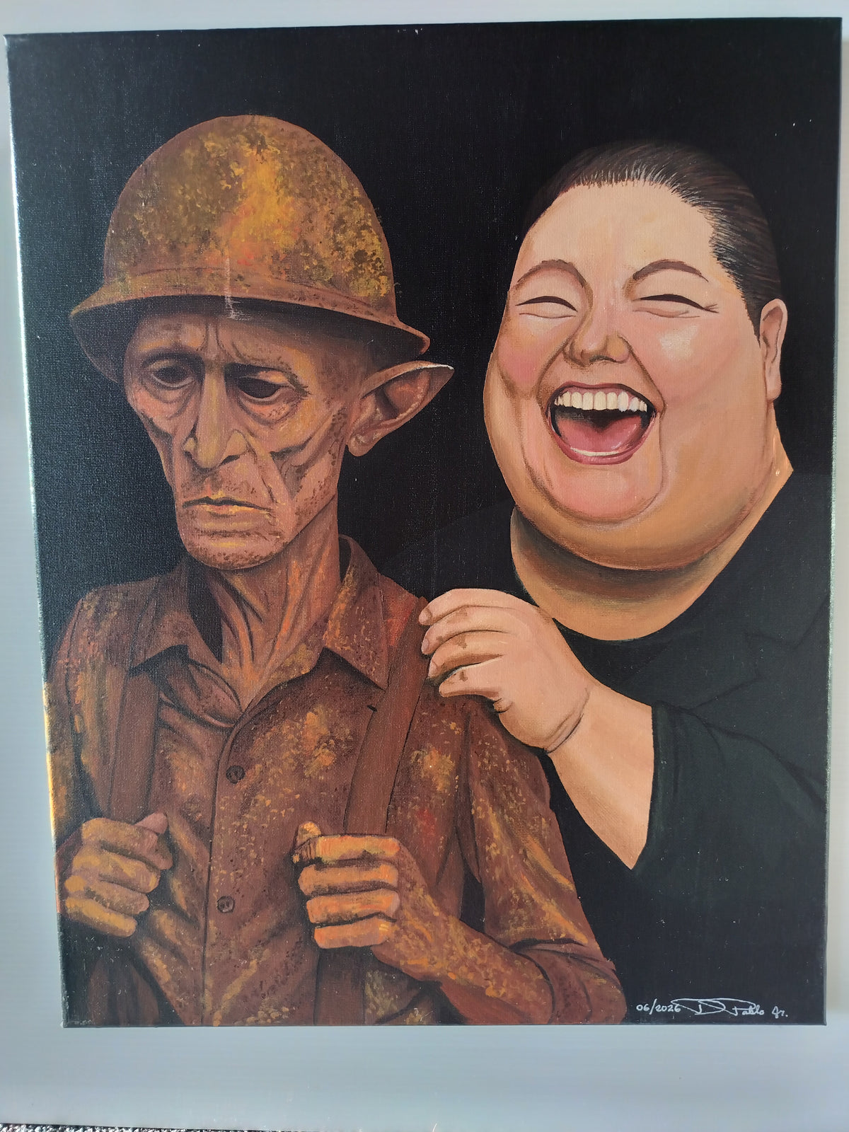 Pigs Election #7   40cm x 50cm