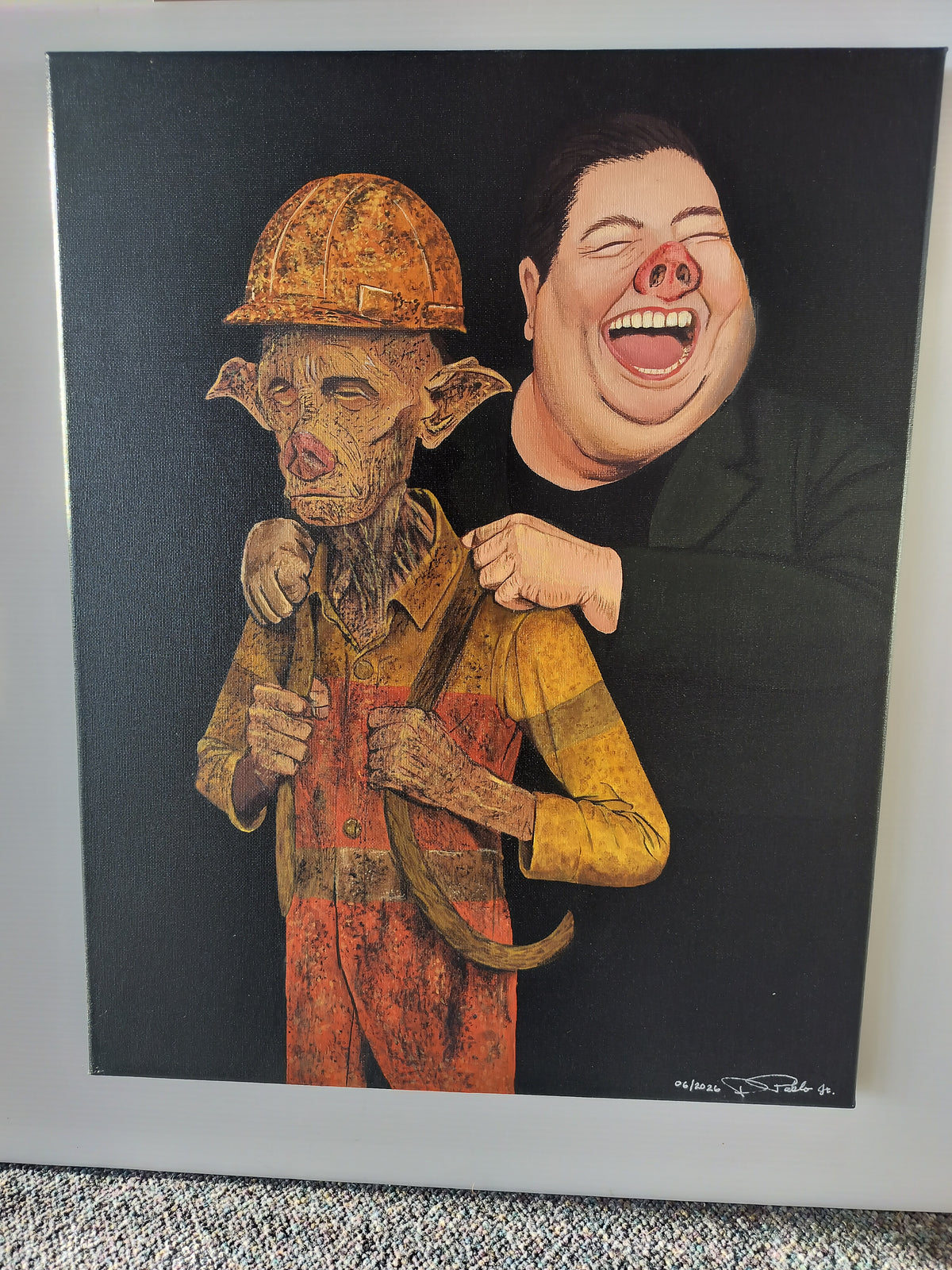 Pigs Election #8   40 cm x 50cm