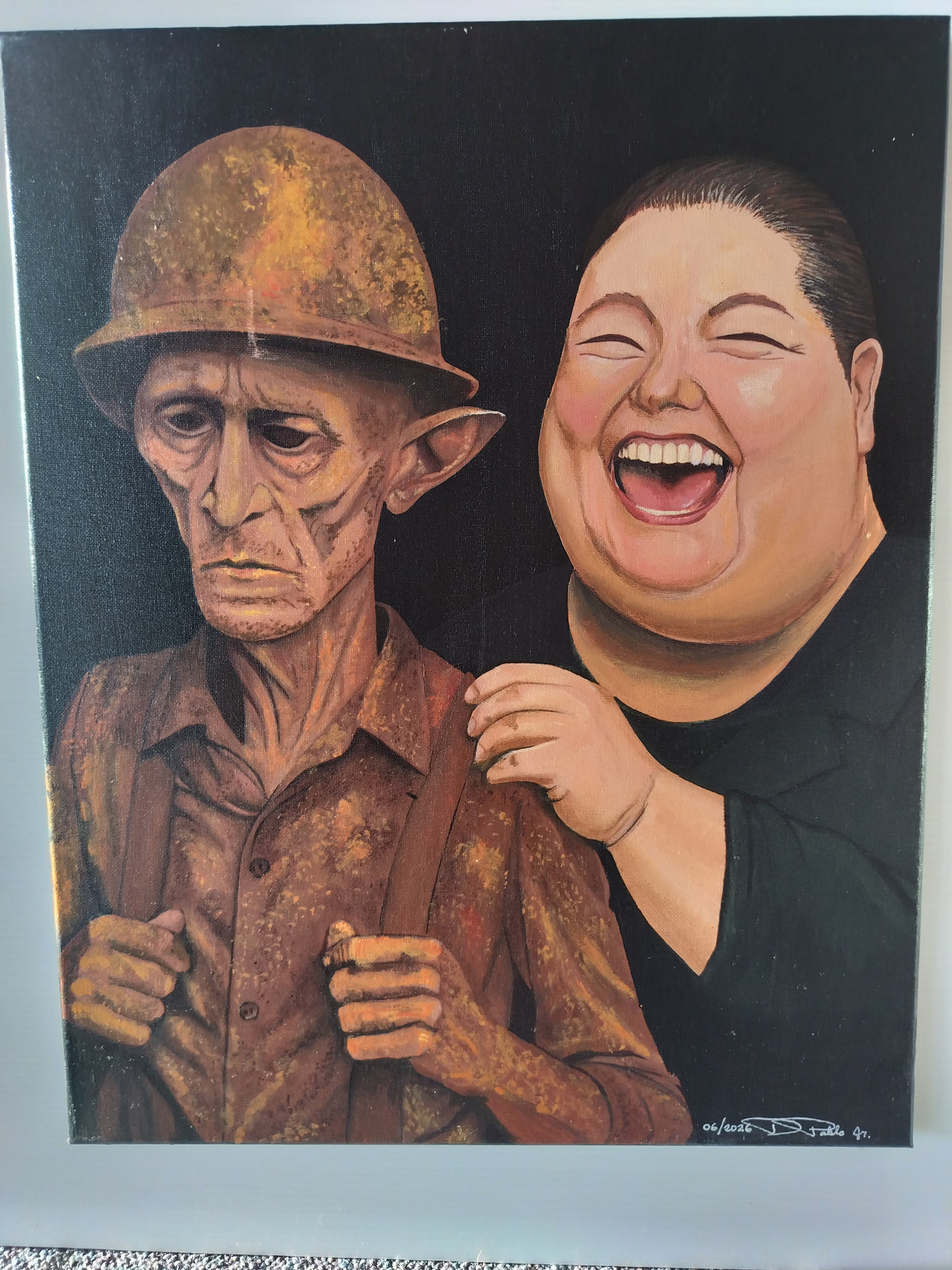Pigs Election #7   40cm x 50cm