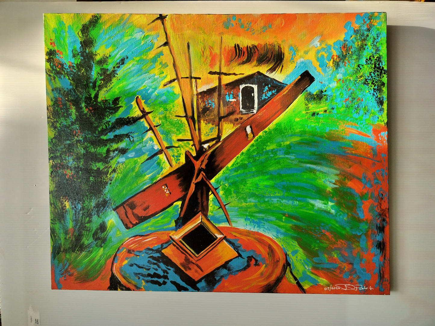 Sommerhus oversigt 55cm x 45 cm