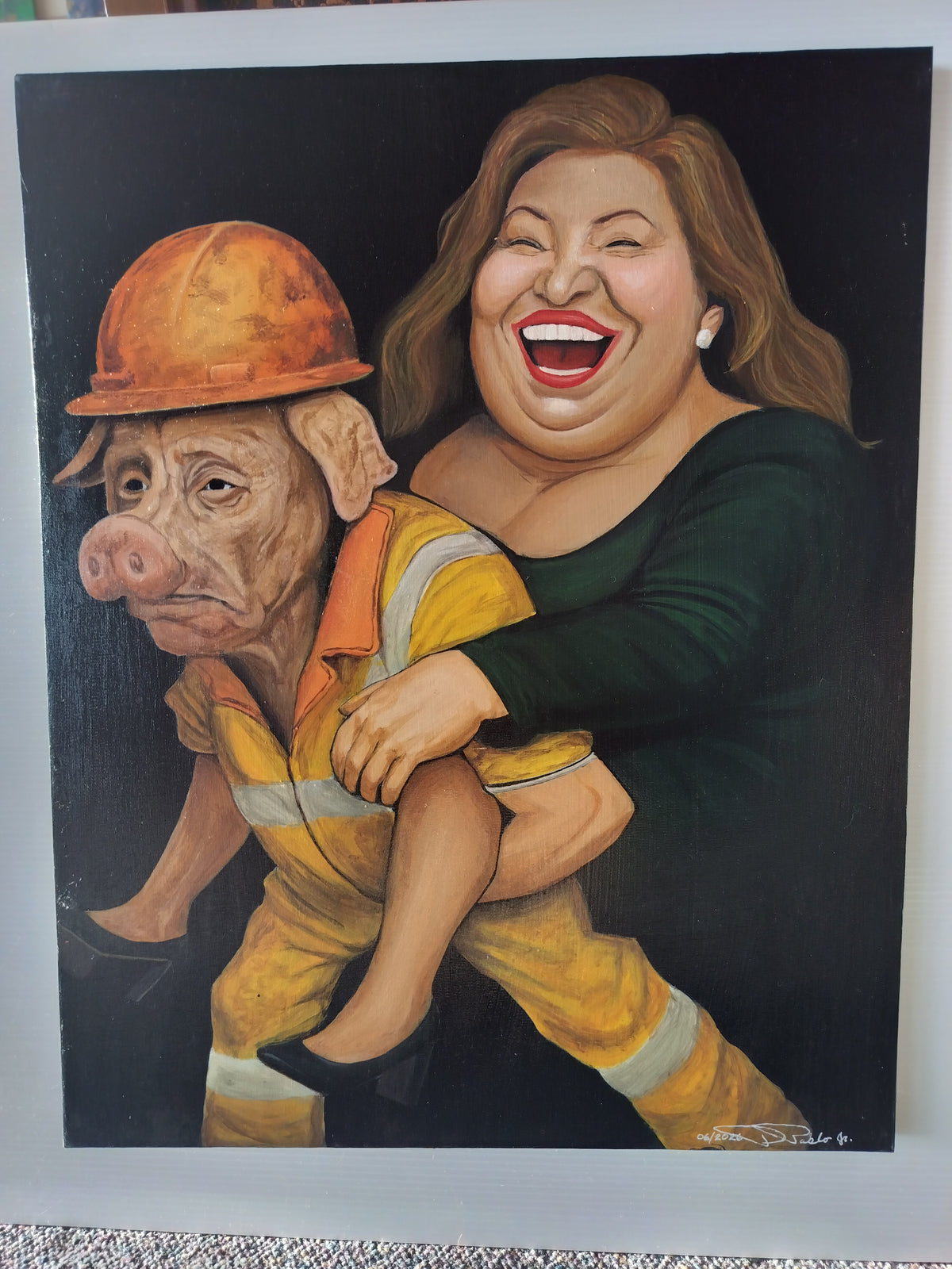 Pigs Election #5   40cm x 50cm