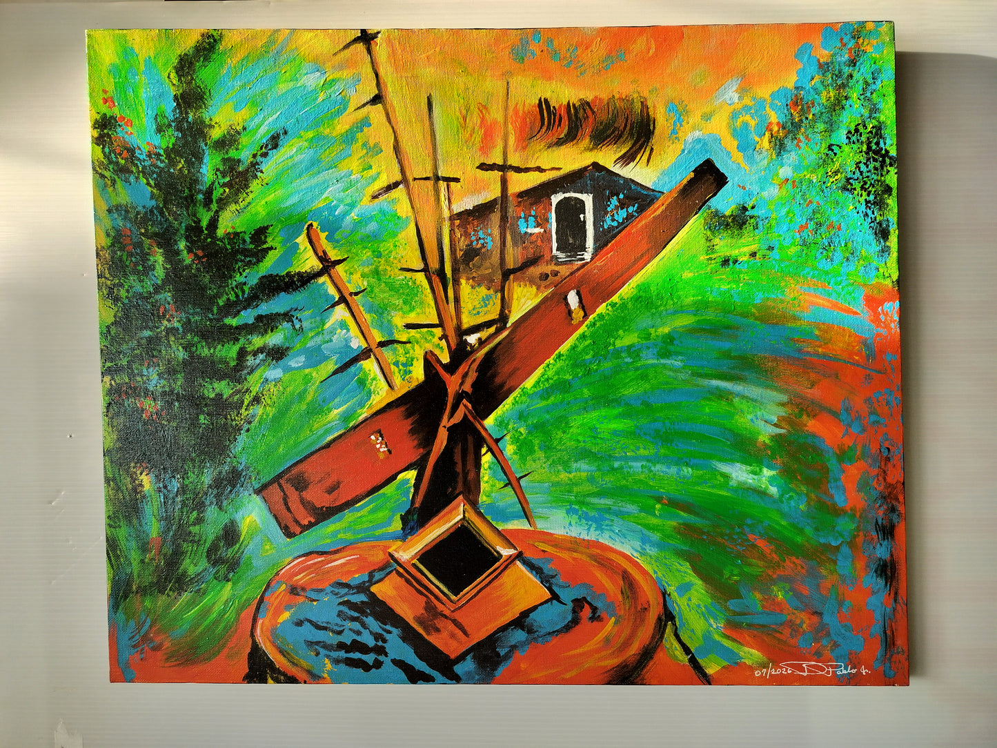 Sommerhus oversigt 55cm x 45 cm