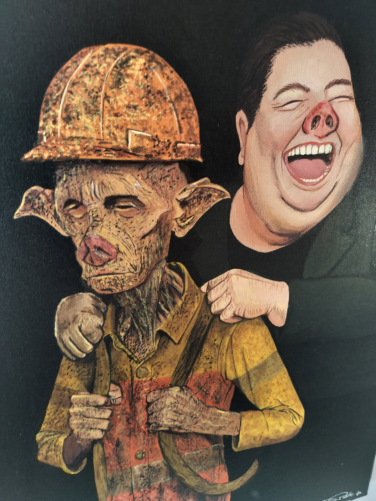 Pigs Election #8   40 cm x 50cm