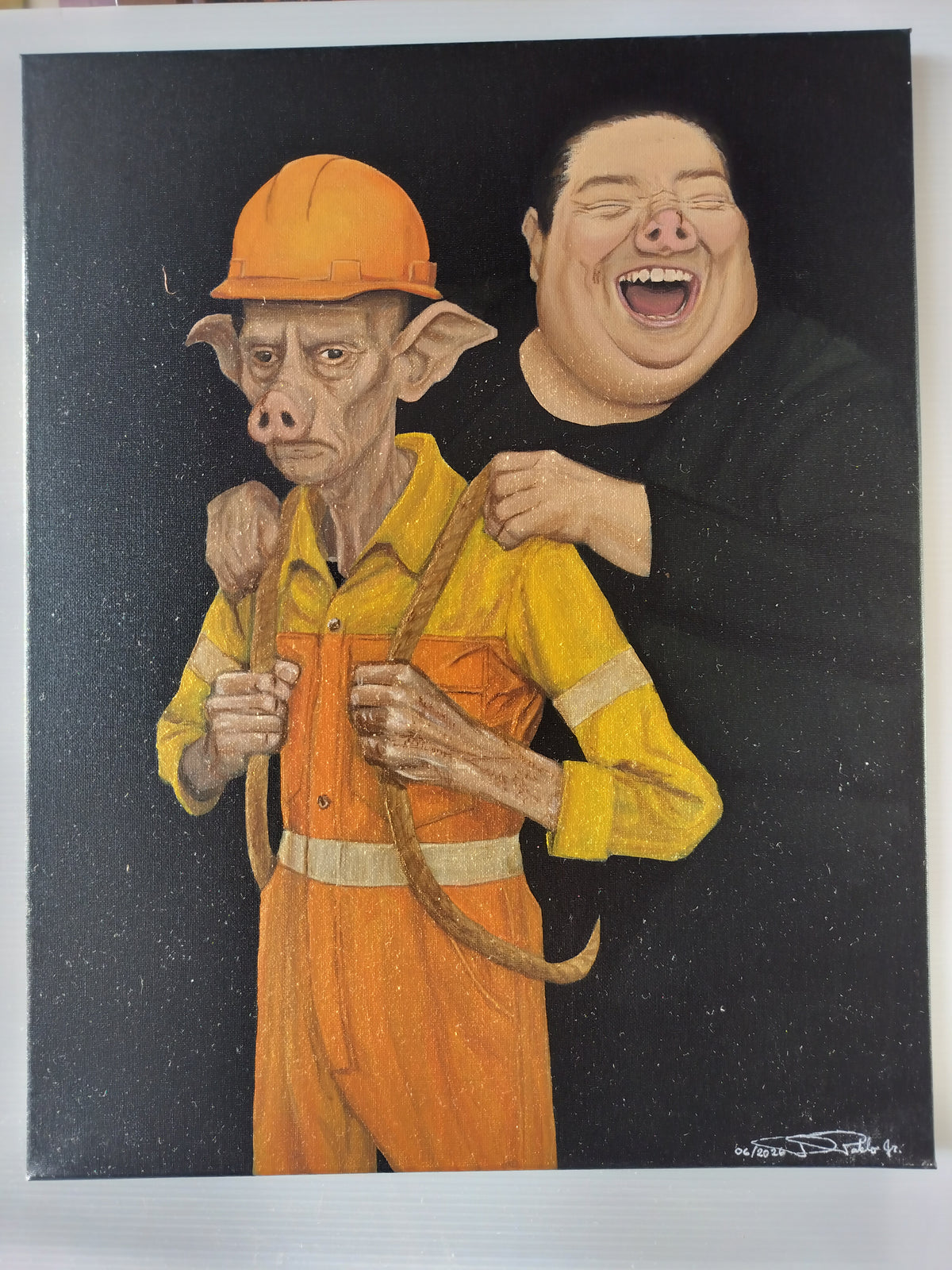 Pigs Election #3   40cm x 50cm